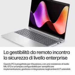 HP EliteBook 6 G2i 16 Next Gen AI PC Wolf Pro Security Edition Intel Core Ultra 7 355 Computer portatile 40,6 cm (16") WUXGA 32 GB DDR5-SDRAM 1 TB SSD Wi-Fi 7 (802.11be) Windows 11 Pro Argento - Vista aggiuntiva 6