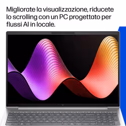 HP EliteBook 6 G2i 16 Next Gen AI PC Wolf Pro Security Edition Intel Core Ultra 7 355 Computer portatile 40,6 cm (16") WUXGA 32 GB DDR5-SDRAM 1 TB SSD Wi-Fi 7 (802.11be) Windows 11 Pro Argento - Vista aggiuntiva 8