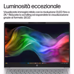 HP DV2B9EA Notebook Snapdragon X1-26-100 14 pollici 8 GB RAM 512 GB SSD 2K Windows 11 Home Grigio, Argento - Vista aggiuntiva 7