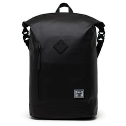 Herschel Roll Top zaino Zaino casual Nero Gomma, Silicone, Elastomero Termoplastico (TPE)