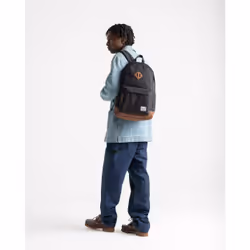 Herschel Heritage zaino Nero, Marrone chiaro Poliestere - Vista aggiuntiva 4
