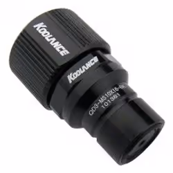 Koolance QD3-MS10X16-BK, Ottone, Cromo, EPDM, Acciaio inox, Nero, 0,07 g