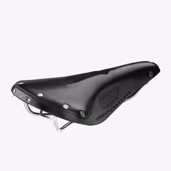 Brooks B17 Carved, Sellino per bicicletta, Città, Unisex, Nero, Monocromatico, Pelle