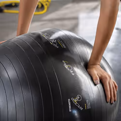 SKLZ Gymnastikball palla medica 65 cm Nero Taglia piena
