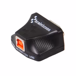 Brainboxes US-235 adattatore per inversione del genere dei cavi RS232 USB Nero - Vista aggiuntiva 5