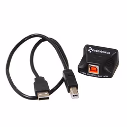 Brainboxes US-235 adattatore per inversione del genere dei cavi RS232 USB Nero - Vista aggiuntiva 7