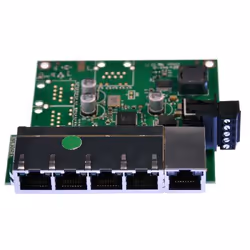 Brainboxes SW-105 switch di rete Fast Ethernet (10/100) Verde - Vista aggiuntiva 4