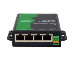 Brainboxes SW-008 switch di rete Non gestito Fast Ethernet (10/100) Nero, Verde - Vista aggiuntiva 2
