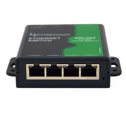 Brainboxes SW-008 switch di rete Non gestito Fast Ethernet (10/100) Nero, Verde - Vista aggiuntiva 4