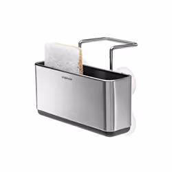 simplehuman KT1134, Contenitore per lavandino, Lavandino montato a muro, Acciaio inox, Acciaio inox, 1 pz