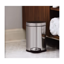 simplehuman CW1851CB bidone per la spazzatura 4,5 L Rotondo Acciaio inox