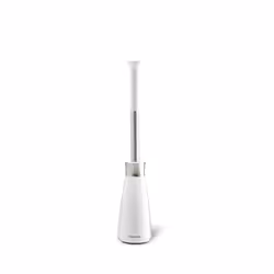 simplehuman BT1083, Scopino da bagno e supporto, Acciaio inox, Bianco, Plastica, Acciaio inox, 186 mm, 94 mm