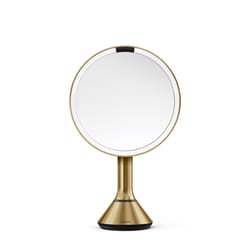 simplehuman ST3061 specchietto per trucco Libera installazione Rotondo Ottone
