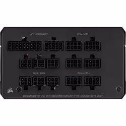 Corsair RM1000x alimentatore per computer 1000 W 24-pin ATX ATX Nero - Vista aggiuntiva 6