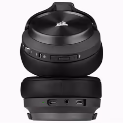 Corsair VIRTUOSO RGB Wireless XT Auricolare Con cavo e senza cavo A Padiglione Bluetooth Nero - Vista aggiuntiva 5