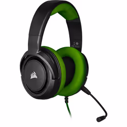 Corsair HS35 Auricolare Cablato A Padiglione Gaming Nero, Verde - Vista aggiuntiva 4