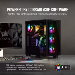 Corsair CO-9050096-WW sistema di raffreddamento per computer Case per computer Ventilatore 14 cm Nero, Grigio - Vista aggiuntiva 4