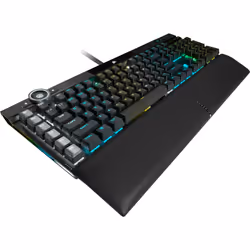 Corsair K100 RGB Optical-Mechanical Gaming tastiera USB QWERTZ Tedesco Nero - Vista aggiuntiva 4