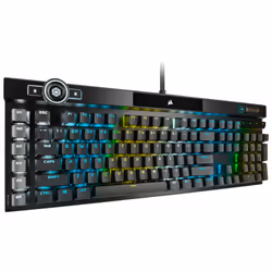 Corsair K100 RGB Optical-Mechanical Gaming tastiera USB QWERTZ Tedesco Nero - Vista aggiuntiva 5
