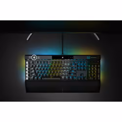 Corsair K100 RGB Optical-Mechanical Gaming tastiera USB QWERTZ Tedesco Nero - Vista aggiuntiva 7