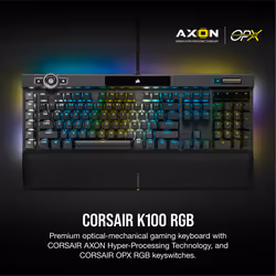 Corsair K100 RGB tastiera Gaming USB AZERTY Francese Nero