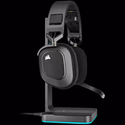 Corsair HS80 RGB Auricolare Wireless A Padiglione Gaming Nero - Vista aggiuntiva 4