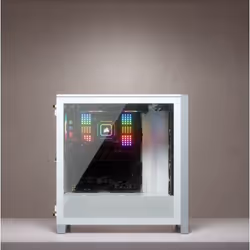 Corsair iCUE 4000X RGB Midi Tower Bianco - Vista aggiuntiva 6