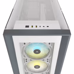 Corsair iCUE 5000X RGB Midi Tower Bianco - Vista aggiuntiva 6