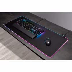 Corsair MM700 RGB Tappetino per mouse per gioco da computer Nero - Vista aggiuntiva 4