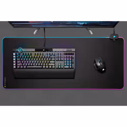 Corsair MM700 RGB Tappetino per mouse per gioco da computer Nero - Vista aggiuntiva 5