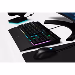 Corsair K55 RGB PRO tastiera Gaming USB AZERTY Francese Nero - Vista aggiuntiva 7