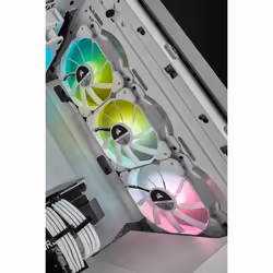 Corsair SP120 RGB ELITE Case per computer Ventilatore 12 cm Bianco 3 pz - Vista aggiuntiva 4