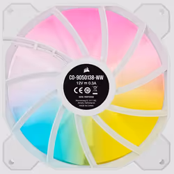 Corsair SP140 RGB ELITE Case per computer Ventilatore 14 cm Bianco 1 pz - Vista aggiuntiva 4