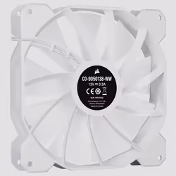 Corsair SP140 RGB ELITE Case per computer Ventilatore 14 cm Bianco 1 pz - Vista aggiuntiva 6