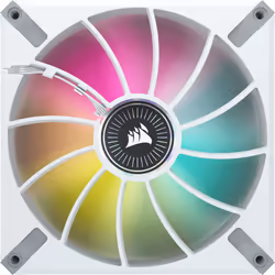 Corsair iCUE ML140 RGB ELITE Case per computer Ventilatore 14 cm Bianco 2 pz - Vista aggiuntiva 4