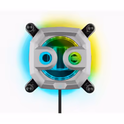 Corsair Hydro X Series XC7 RGB PRO, Blocco di acqua, Rame, Nichel, Nylon, Argento, Socket AM4, 1/4", 60 °C