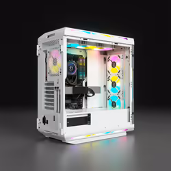 Corsair iCUE 5000T RGB Midi Tower Bianco - Vista aggiuntiva 5