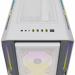 Corsair iCUE 5000T RGB Midi Tower Bianco - Vista aggiuntiva 8
