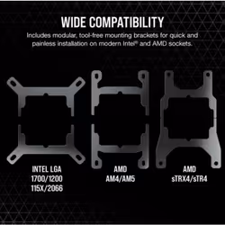 Corsair H115I Raffreddatore d'aria Nero 1 pz - Vista aggiuntiva 7