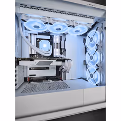 Corsair 5000X RGB QL Edition Midi Tower Bianco - Vista aggiuntiva 6