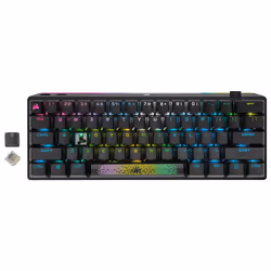 Corsair K70 PRO MINI WIRELESS tastiera Gaming Wireless a RF + USB AZERTY Francese Nero - Vista aggiuntiva 8