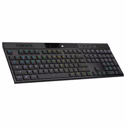 Corsair K100 RGB AIR tastiera Gaming USB + RF Wireless + Bluetooth QWERTZ Tedesco Nero