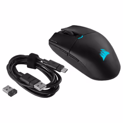Corsair KATAR ELITE Wireless mouse Gaming Mano destra RF Wireless + Bluetooth + USB Type-A Ottico 26000 DPI - Vista aggiuntiva 6
