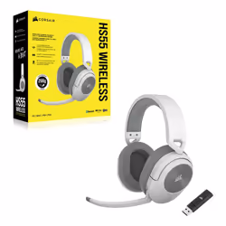 Corsair HS55 WIRELESS Auricolare A Padiglione Gaming Bluetooth Bianco - Vista aggiuntiva 6
