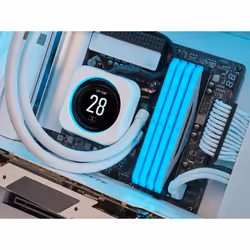 Corsair CW-9060066-WW sistema di raffreddamento per computer Processore Display Bianco 1 pz - Vista aggiuntiva 4