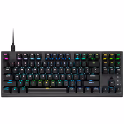 Corsair K60 PRO TKL, Cablato, USB, Interruttore a chiave opto-meccanico, QWERTY, LED RGB, Nero