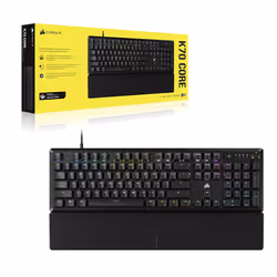 Corsair K70 CORE tastiera Gaming USB QWERTY Francese Nero - Vista aggiuntiva 2