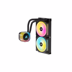 Corsair H100I Processore Kit di raffreddamento a liquido 12 cm Nero - Vista aggiuntiva 4