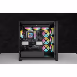 Corsair CW-9061007-WW sistema di raffreddamento per computer Processore Raffreddatore d'aria 12 cm Nero 2 pz - Vista aggiuntiva 5