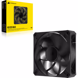 Corsair RS120 MAX Case per computer Ventilatore 12 cm Nero 1 pz - Vista aggiuntiva 4